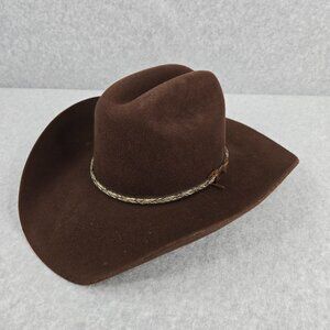 MHT Master Hatters of Texas Mens 3X Size 7 Beaver Cowboy Hat Western Rodeo